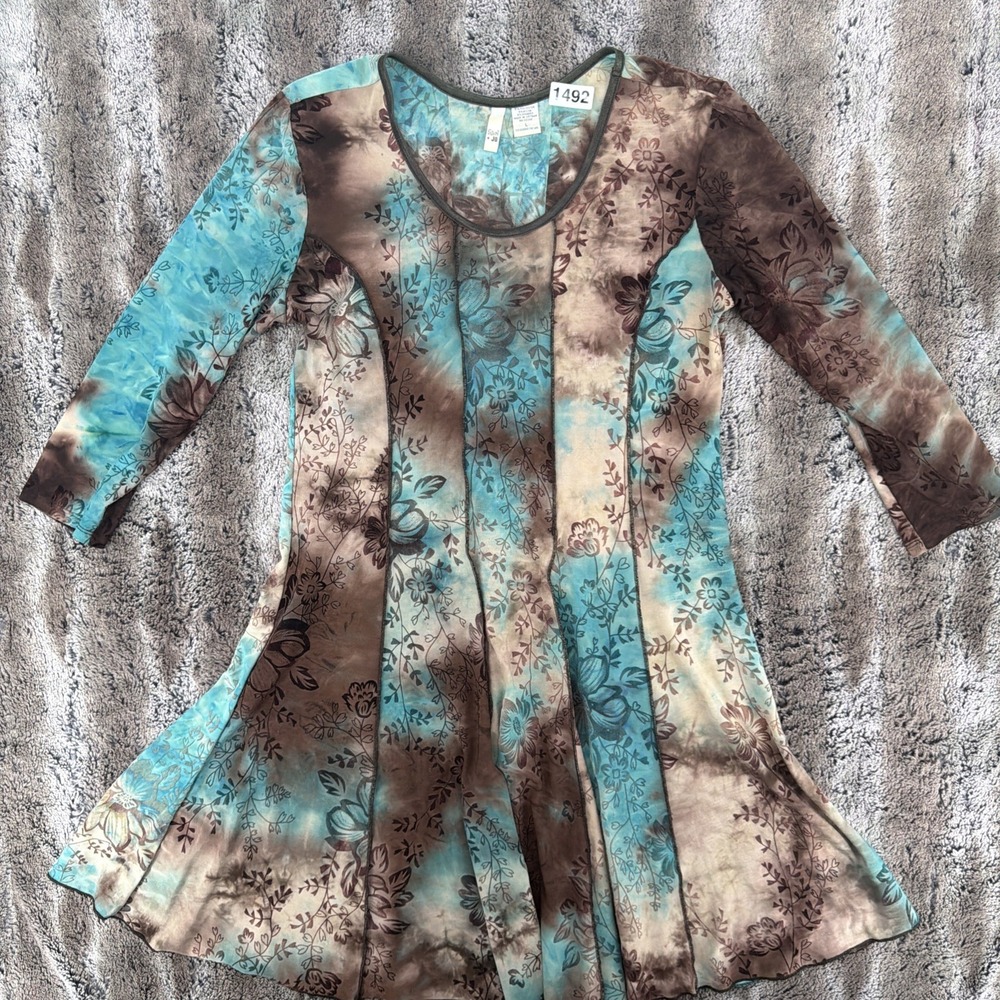 Sami & JO Y2K Fairy Grunge Fit & Flare Dress Whimsi goth Long-sleeve Womens L